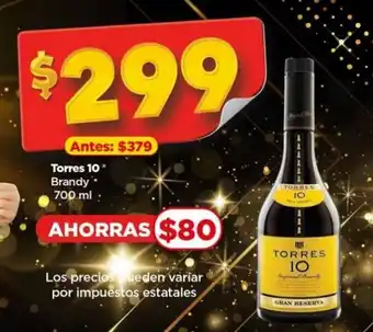Torres 10 Brandy 700ml
