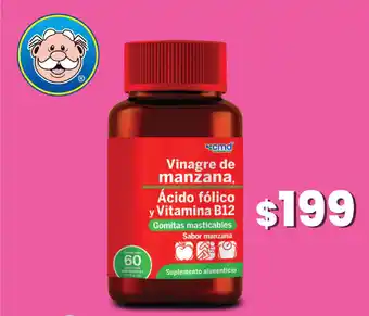 Vinagre de manzana, Ácido fólico y Vitamina B12
