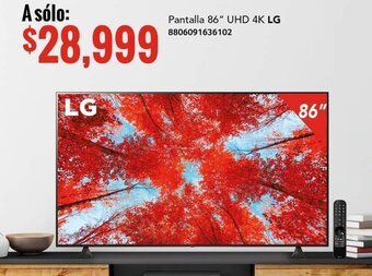 Pantalla 86" UHD 4K LG 8806091636102