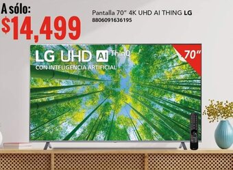 City Club Pantalla 70" 4K UHD AI THING LG 8806091636195 oferta