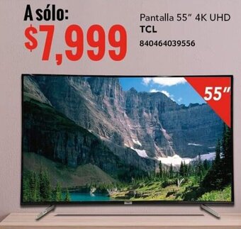 City Club Pantalla 55" 4K UHD TCL 840464039556 oferta
