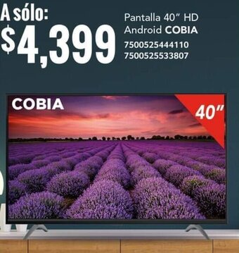 City Club Pantalla 40" HD Android COBIA 7500525444110 | 7500525533807 oferta