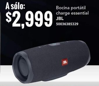 Bocina portátil charge essential JBL 50036385329