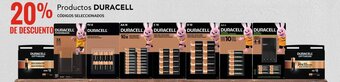 Productos DURACELL CÓDIGOS SELECCIONADOS