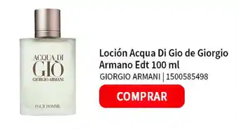 Loción Acqua Di Gio de Giorgio Armano Edt 100 ml GIORGIO ARMANI | 1500585498