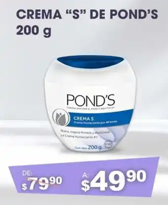 CREMA "S" DE POND'S 200g