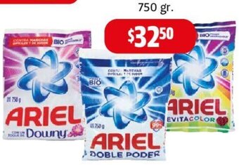 Farmacias Guadalajara DETERGENTES ARIEL 750GR oferta