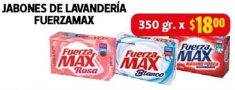 Farmacias Guadalajara JABONES DE LAVANDERÍA FUERZAMAX 350GR oferta
