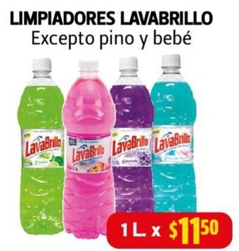 Farmacias Guadalajara LIMPIADORES LAVABRILLO Excepto pino y bebé 1L oferta