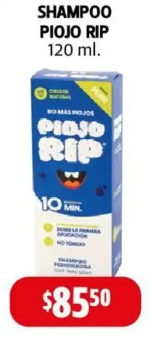 Farmacias Guadalajara SHAMPOO PIOJO RIP 120 ml. oferta