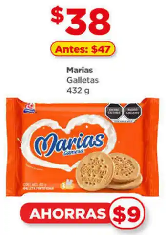 Bodega Aurrerá Marias Galletas 432 g oferta