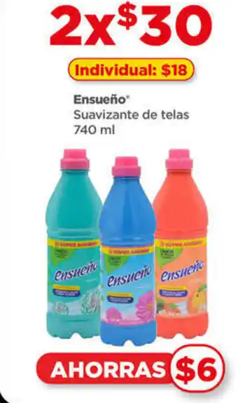 Bodega Aurrerá Ensueño Suavizante de telas 740 ml oferta