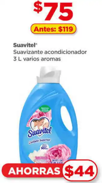 Bodega Aurrerá Suavitel Suavizante acondicionador 3 L varios aromas oferta