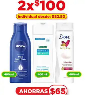 Bodega Aurrerá NIVEA Milk Nutritiva 48h 400ml oferta