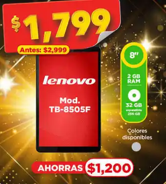 Bodega Aurrerá Lenovo Colores disponibles oferta