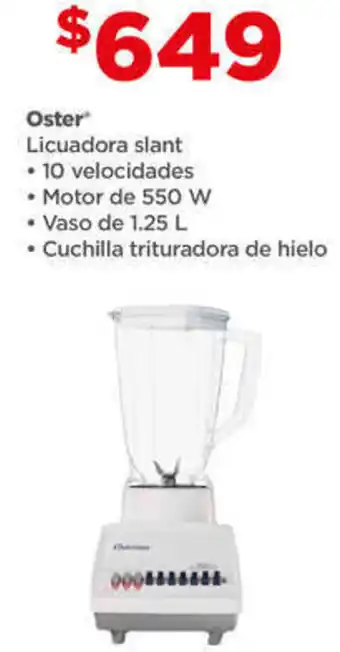 Bodega Aurrerá Oster Licuadora slant oferta