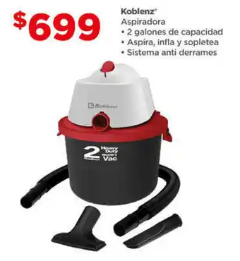 Bodega Aurrerá Koblenz Aspiradora oferta