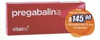 Farmacias Similares PREGABALINA 75 mg oferta