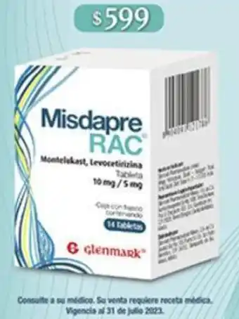 Glenmark Misdapre RAC 10mg/5mg
