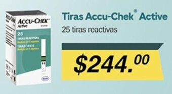 Tiras Accu-Chek Active 25 tiras reactivas