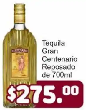 Tequila Gran Centenario Reposado de 700ml