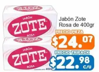 Jabón Zote Rosa de 400gr