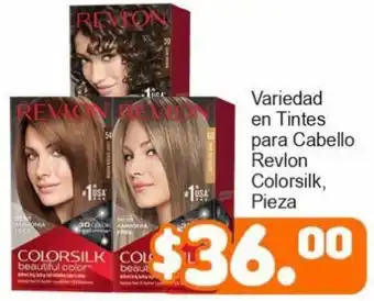 Variedad en Tintes para Cabello Revlon Colorsilk, Pieza