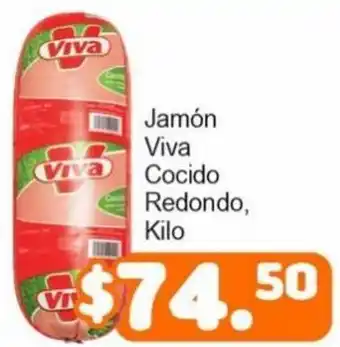 Jamón Viva Cocido Redondo, Kilo