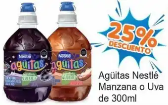 Agüitas Nestlé Manzana o Uva de 300ml