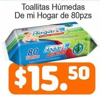 Merza Toallitas Húmedas De mi Hogar de 80pzs oferta