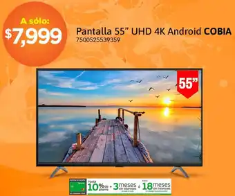 City Club Pantalla 55” UHD 4K Android COBIA oferta