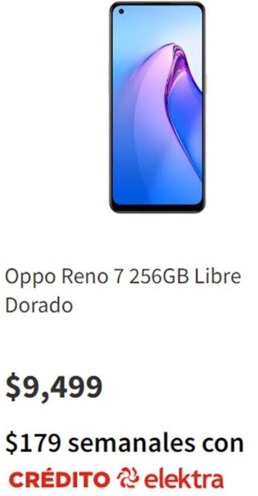 elektra oppo reno 7