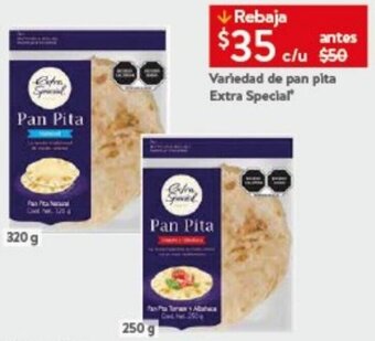 Walmart Variedad de pan pita Extra Special oferta