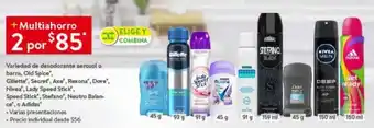 Walmart Variedad de desodorante aerosol o barra, Old Spice", oferta