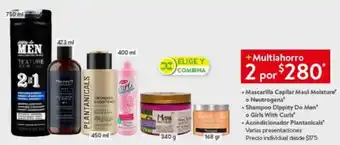 Walmart • Mascarilla Capilar Maui Moisture o Neutrogena oferta