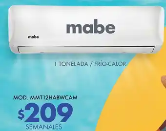 mabe 1 TONELADA / FRÍO-CALOR