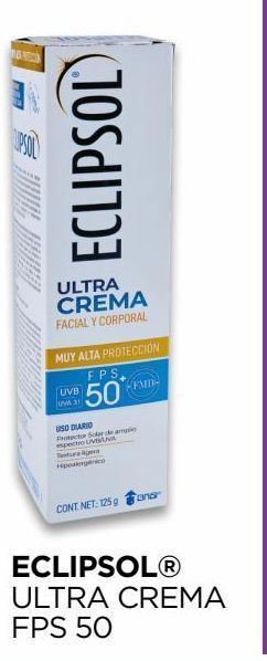 Chedraui Eclipsol ultra crema fps 50 oferta