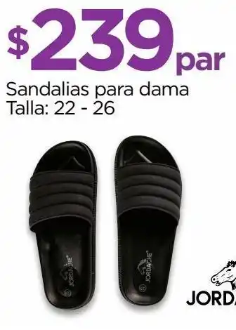Chedraui Sandalias para dama talla: 22 - 26 oferta
