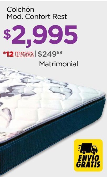 Chedraui Colchón master confort rest matrimonial oferta