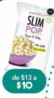 Farmacia San Pablo Slim pop palomitas sweet & salty c/25gr oferta
