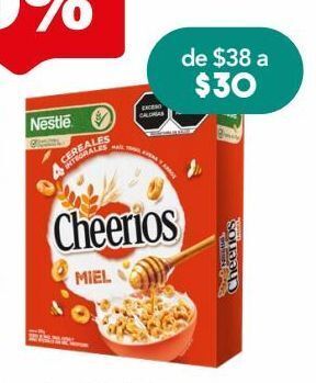 Cheerios cereal miel c/230gr