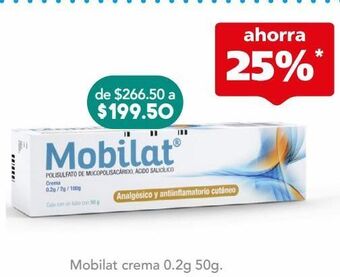 Farmacia San Pablo Mobilat cre 0.2gr tub c/50gr oferta