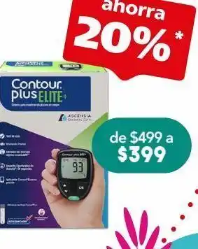 Farmacia San Pablo Contour plus glucometro elite c/1pza oferta