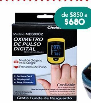 Farmacia San Pablo Choicemmed oximetro digital c/1pza oferta