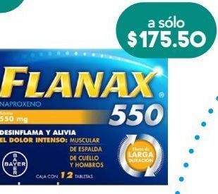 Farmacia San Pablo Flanax tab 550mg caj c/12 oferta