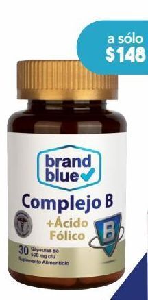 Farmacia San Pablo Brand blue complejob +áci fólico c/30cap oferta