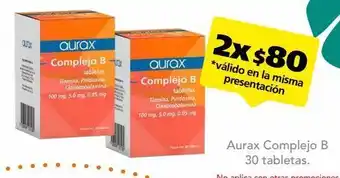 Farmacia San Pablo Aurax complejo b c/30 tab oferta