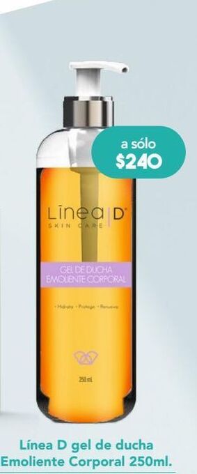 Farmacia San Pablo Linea d gel de ducha emo cor env c/250ml oferta