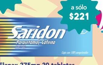 Farmacia San Pablo Saridon com 500/50mg caj c/100 oferta