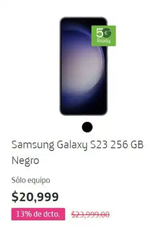 Movistar Samsung Galaxy S23 256GB Negro oferta